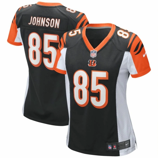 Women's Chad Johnson Black Retired Player Limited Team Jersey