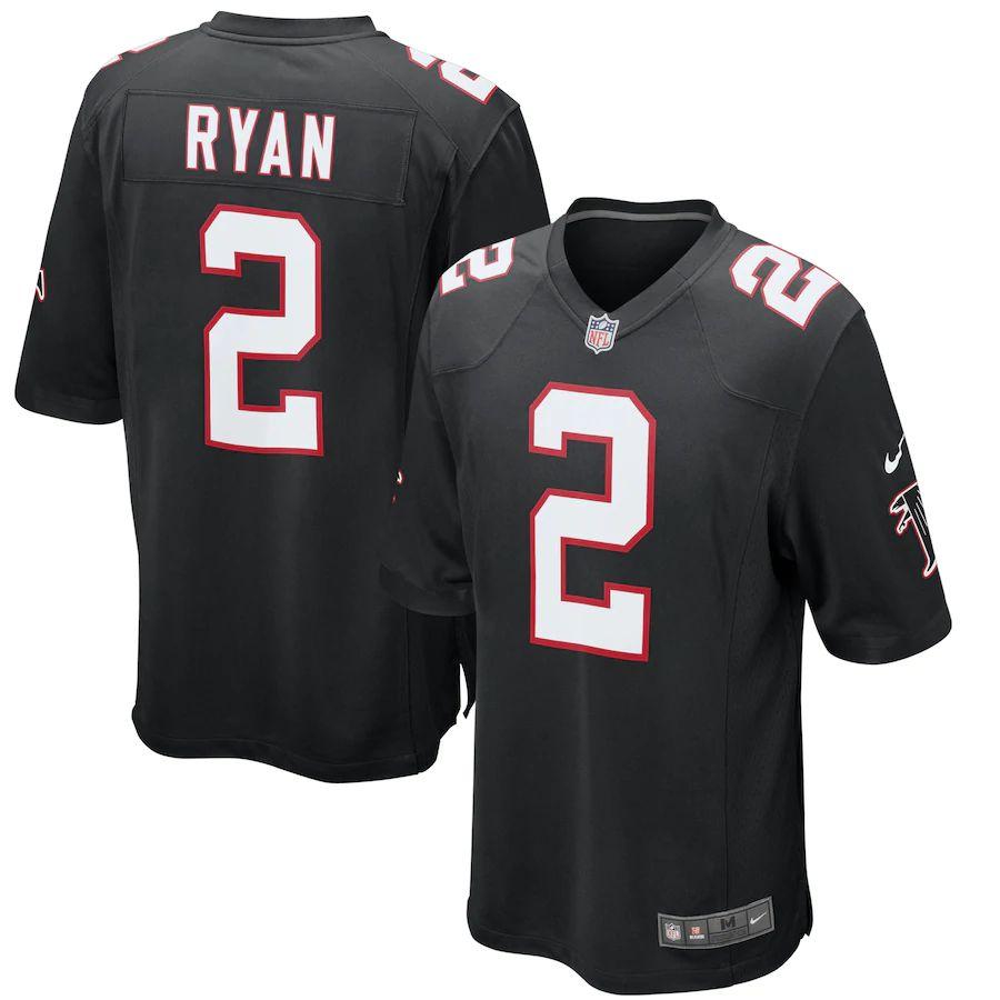 Men's Matt Ryan Black Alternate Player Limited Team Jersey