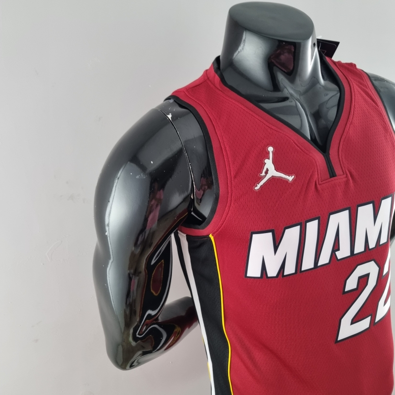 75th Anniversary Miami Heat Jordan BUTLER#22 Burgundy NBA Jersey