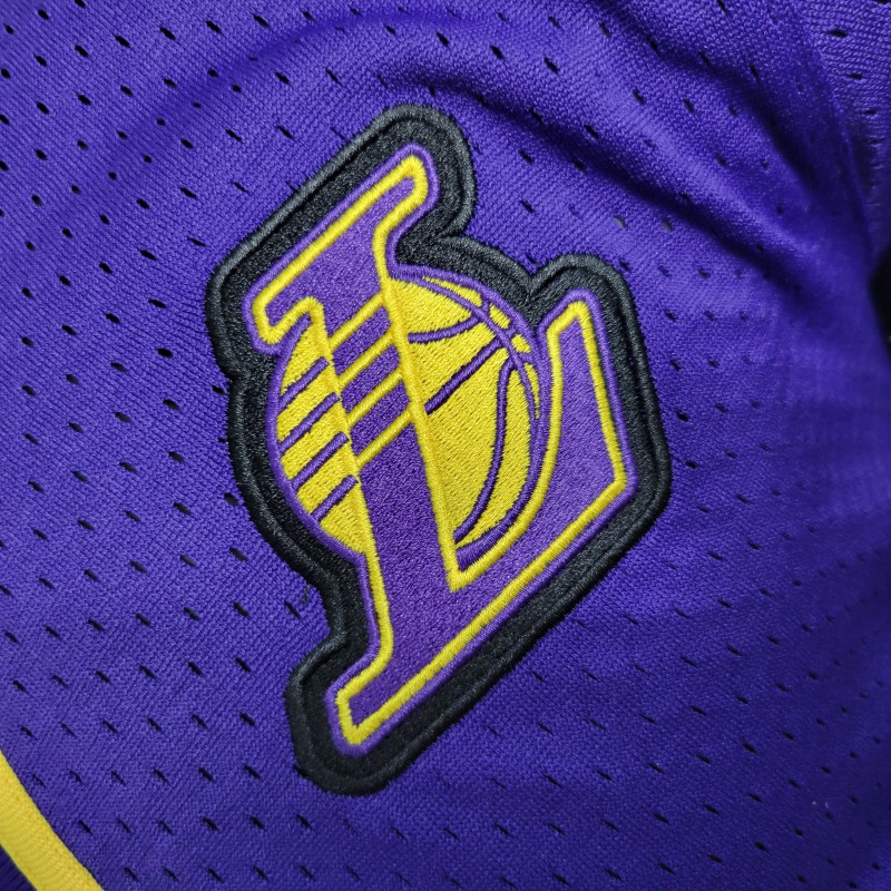 2023 NBA Lakers STATEMENT BASEBALL Purple Jersey