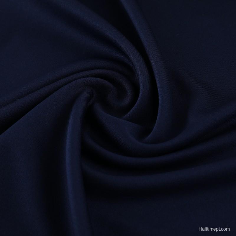 2024 Adidas Navy Half Zipper Jacket+Pants