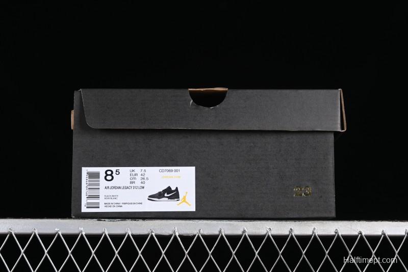 Nike Air Jordan Legacy AJ312 Low Top Sneakers with Velcro Strap Triple Fusion Design - CD7069-001