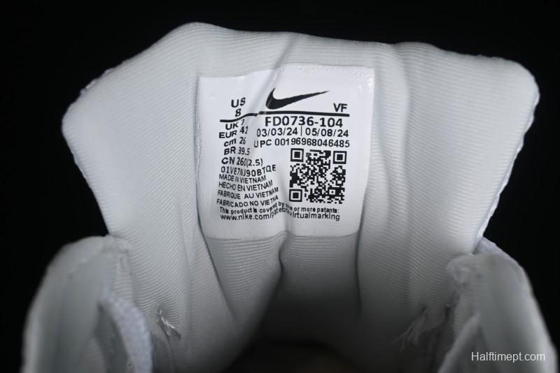 Nike Runtekk V2K Retro Low-Top Running Shoes with Cushlon Midsole and Distressed Effect - FD0736-104