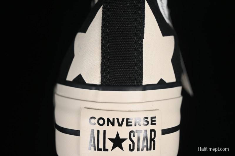 Converse All Star Lift High Top Platform Sneakers with Star Print - A09903C