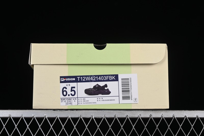 Fila Fusion Thick-Sole Hard Candy Sandals - T12W421403FBK