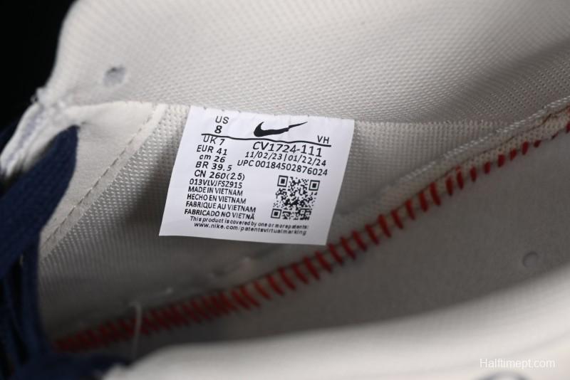 Nike Air Force 1 '07 Low LV Collaboration - Off White Navy Blue Casual Shoes CV1724-111