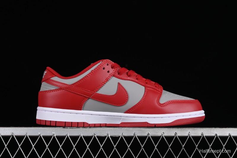 Nike SB Dunk Low Grey Red Colorway Low-Top Casual Skateboarding Shoes - CW1590-0002