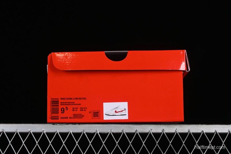 Supreme x Nike SB Dunk Low Casual Skate Shoes with Zoom Air Cushion - DQ1098-333