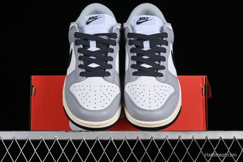 Nike Dunk Low SB Light Smoke Grey White Grey Casual Skate Shoes - DD1503-117