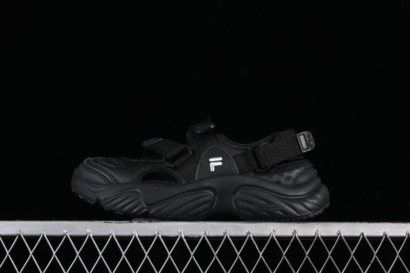 Fila Fusion Unisex Breathable Slip-Resistant Summer Sandals with Cushioned Sole - T12W321401EBK