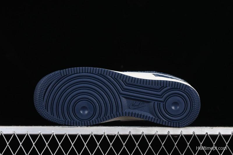Nike Air Force 1 '07 Low LV Collaboration - Midnight Navy Low-Top Casual Sneakers - SJ2088-003