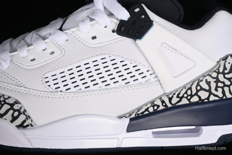 Nike Jordan Spizike Low AJ Hybrid Sneakers with Classic White-Black Colorway - FQ1759-104