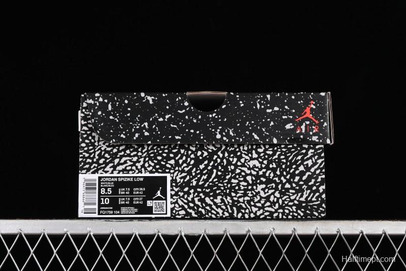 Nike Jordan Spizike Low AJ Hybrid Sneakers with Classic White-Black Colorway - FQ1759-104