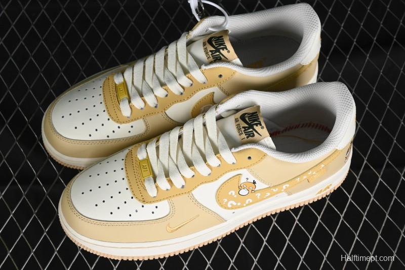 Nike Air Force 1'07 Low "Psyduck" Casual Sneakers - DB3301-661