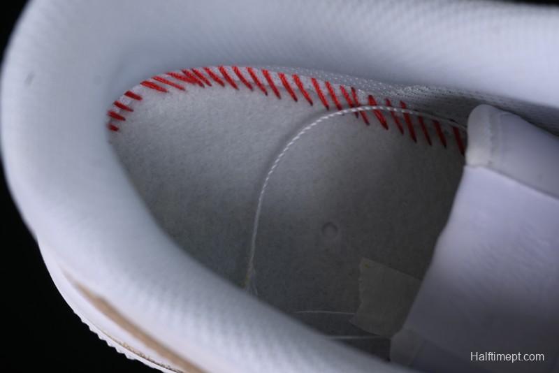 Nike Air Force 1 '07 Low Casual Sneakers with Anime-Inspired Hand-Painted Design, Broken Swoosh Shadow Effect, Brown/Black - CW2288-111