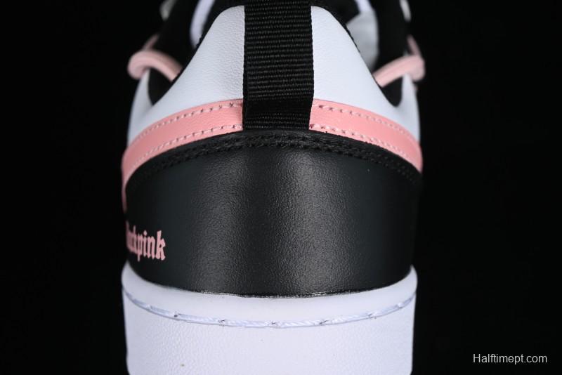 Nike Court Borough Low 2 Sneakers in Cool Blackberry with Sweet & Spicy Design - BQ5448-110