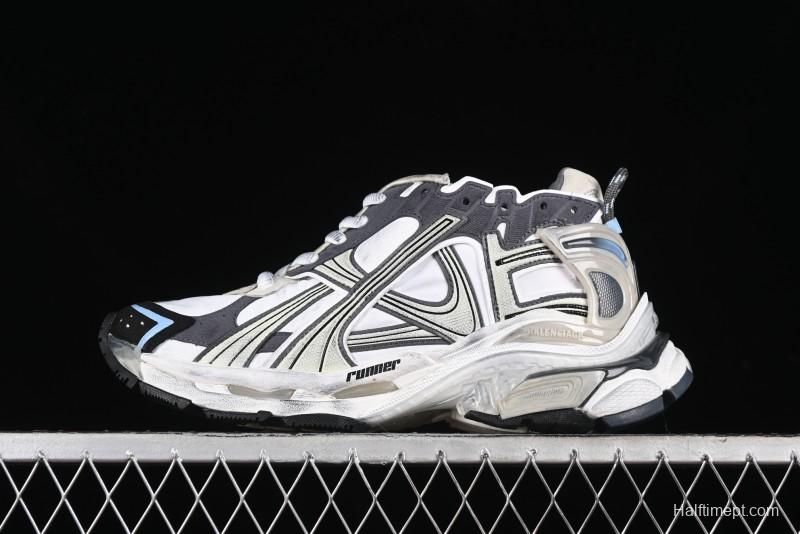 Balenciaga Runner Kith Four Color Retro Casual Shoes - W3RMU0150