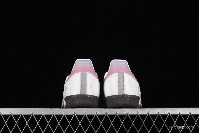 Adidas Originals Samba OG Low-Top Casual Sneakers with Panda Mischief Parachute Academy Design - B75806