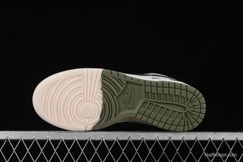 Nike SB Dunk Low Gucci Collaboration Anniversary High-End Custom Sneakers - KK1888-002