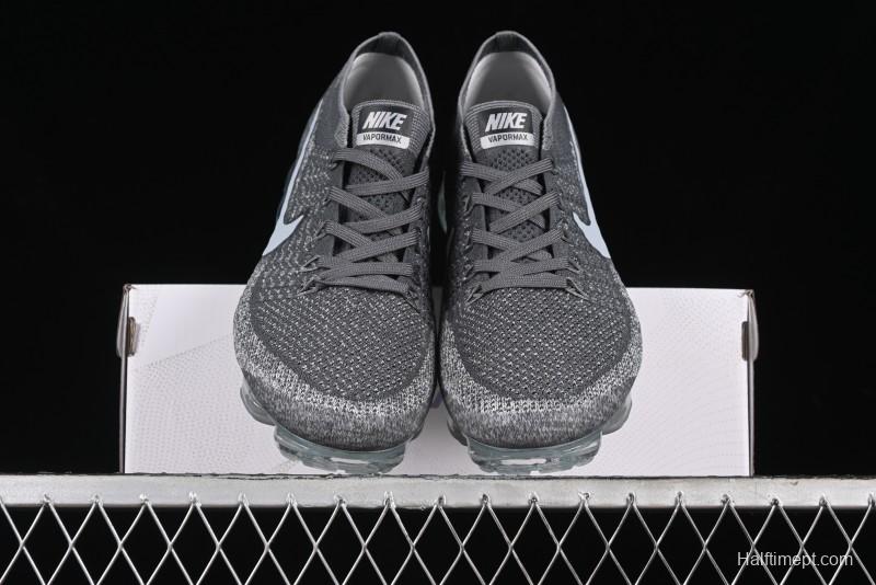 Nike Vapormax Flyknit Breathable Casual Running Shoes with Full-Length Air Cushion - 849557-002
