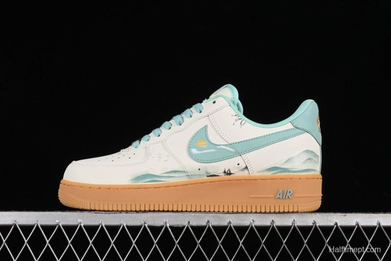 Nike Air Force 1 '07 Low Green Hill Casual Sneakers - XC2351-550