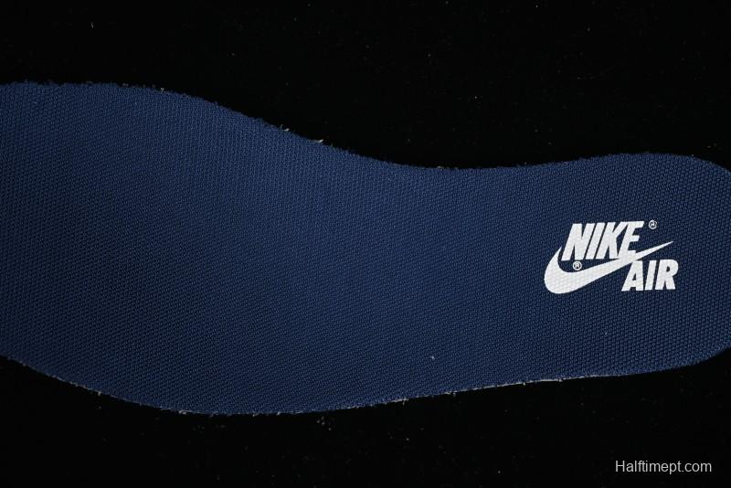 Nike Travis Scott x Fragment Design x Air Jordan 1 Low OG SP AJ1 Supreme Collaboration - White Navy Blue Low Top Casual Sneakers - XZ116