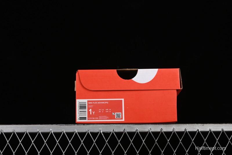 Nike Flex Advance Hook and Loop Breathable Soft Lightweight Kids Shoes - CZ0186-009