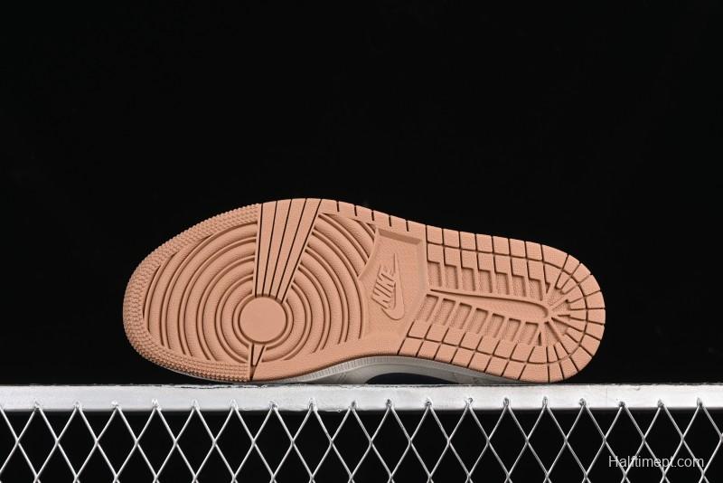 Nike Air Jordan 1 Low Supreme Collaboration Retro Basketball Shoes - WG8850-011