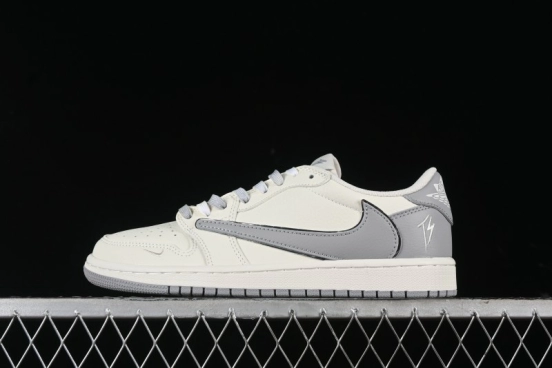 Nike Travis Scott x Fragment Design x Air Jordan 1 Low OG SP AJ1 Collaboration Sneakers - DM7866-021