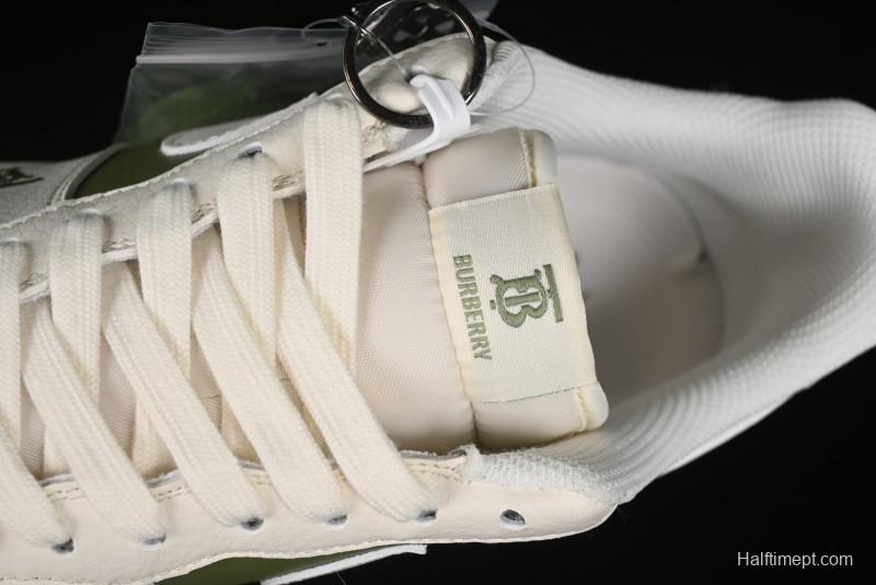 Nike Air Force 1 '07 Low Burberry Collaboration - Off White Mint Green Low Top Casual Sneakers - BB8588-221