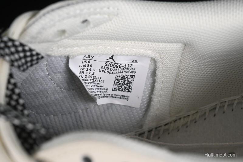 Nike Travis Scott x Fragment Design x Air Jordan 1 Low OG SP AJ1 Supreme Collaboration - SJ0086-132