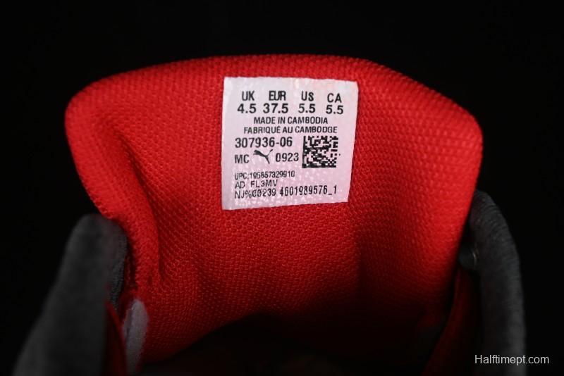 Puma Sparco Future Round Toe Lace-Up Leather Fabric Low-Top Lifestyle Casual Shoes - 307936-06