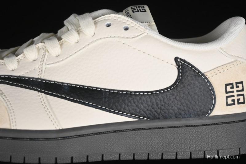 Nike Travis Scott x Fragment Design x Air Jordan 1 Low OG SP AJ1 Low Top Casual Sneakers - CF3688-030