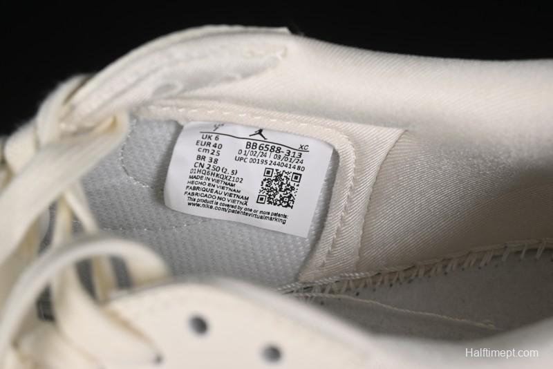 Nike Travis Scott x Fragment Design x Air Jordan 1 Low OG SP AJ1 Burberry Collaboration - BB6588-313