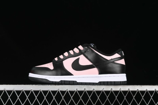 Nike SB Dunk Low Casual Skate Shoes in Black Pink - CW1590-100