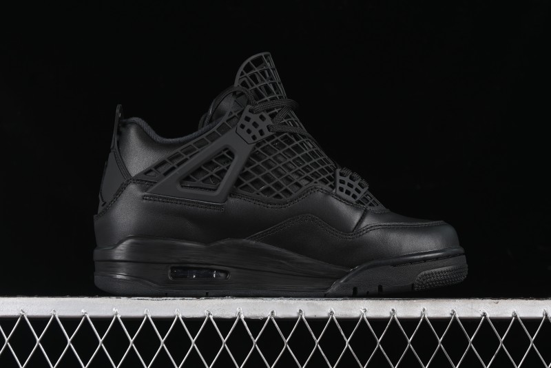 Nike Air Jordan 4 Retro Basketball Shoes with Mesh Design - FV7251-001