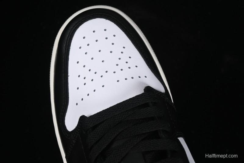 Nike Air Jordan 1 Low "Medium Olive" Casual Sneakers - 553558-092