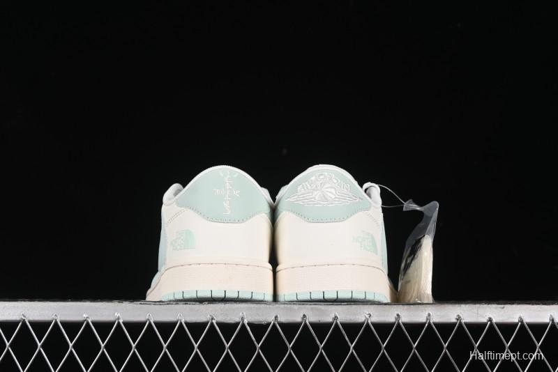 Nike Travis Scott x Fragment Design x Air Jordan 1 Low OG SP AJ1 Supreme North Face Collaboration - XZ5158-001