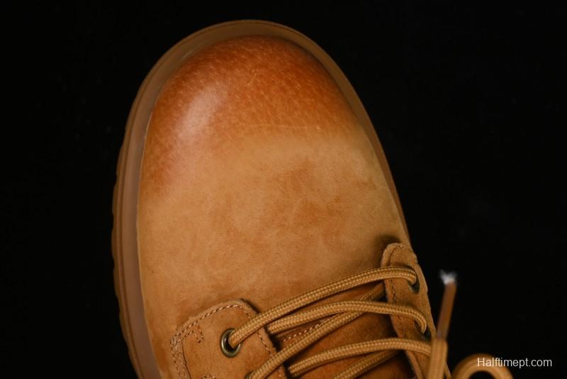 Timberland Outdoor Mid-Top Casual Martin Boots with Premium Italian Suede Leather - TB10059YELLOW