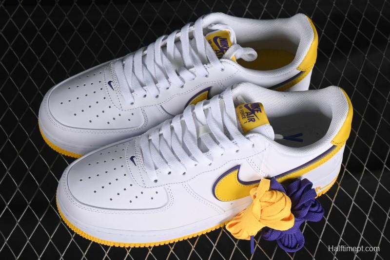 Nike Air Force 1 '07 Low Kobe Full-Grain Leather Casual Sneakers with Full-Length Air Cushion - FZ1151-100