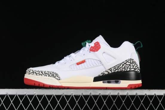 Nike Jordan Spizike Low AJ Retro Sneakers with Elephant Print and Multi-Element Design - 315371-125