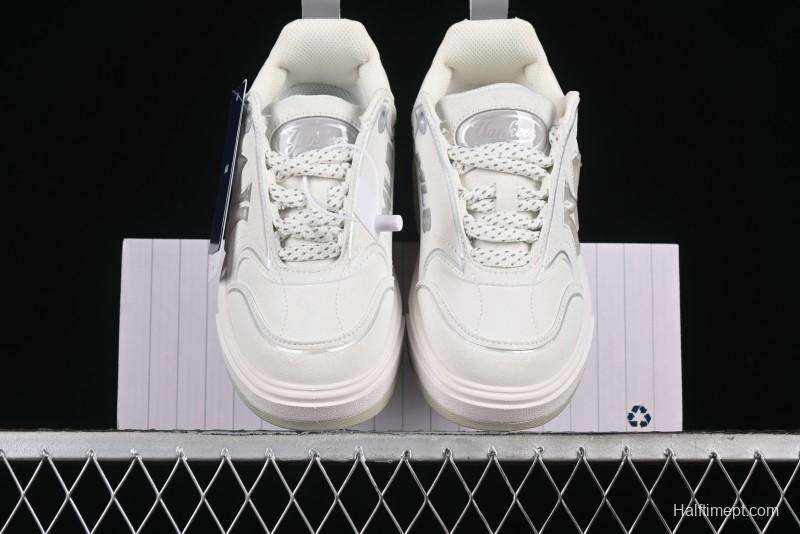 MLB Chunky Liner Jelly Lightweight Platform Sneakers with 6cm Height Increase - 3ASXCHV4N50WHS