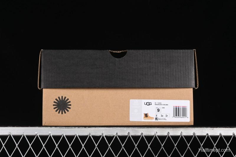 UGG Burleigh Chelsea Winter Snow Boots for Men with Lightweight Anti-Slip Sole and Genuine Wool Leather - 1152050