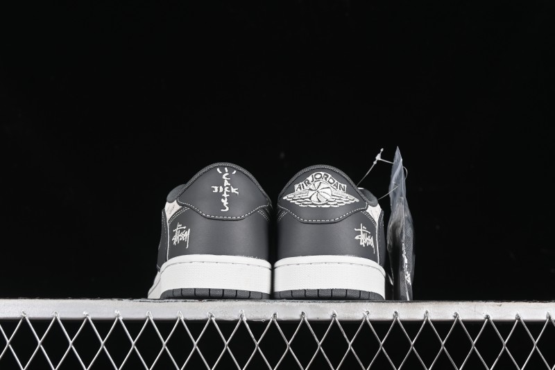 Nike Travis Scott x Fragment Design x Air Jordan 1 Low OG SP AJ1 Retro Sneakers - XZ3398-003