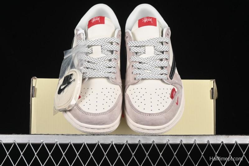 Nike Travis Scott x Fragment Design x Air Jordan 1 Low OG SP AJ1 Retro Sneakers - SJ2068-131