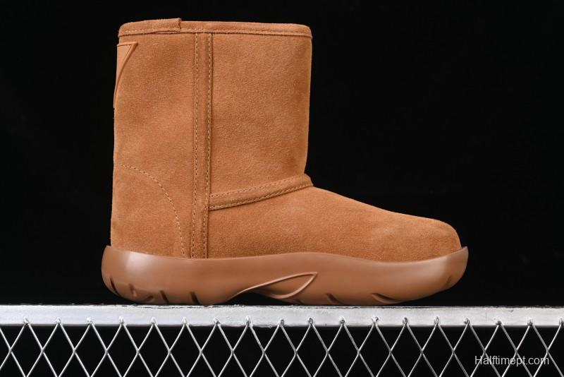 Bottega Veneta Snap Round Toe Slip-On Ankle Snow Boots - 578321