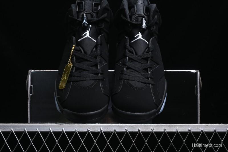 Nike Air Jordan 6 Retro Metallic Silver Basketball Shoes - DX2836-001