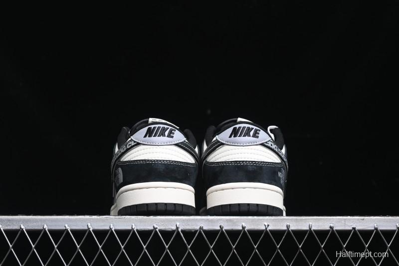 Nike SB Dunk Low The North Face Collaboration - EDG Print Anniversary Customized Low-Top Casual Sneakers - XS1086-005