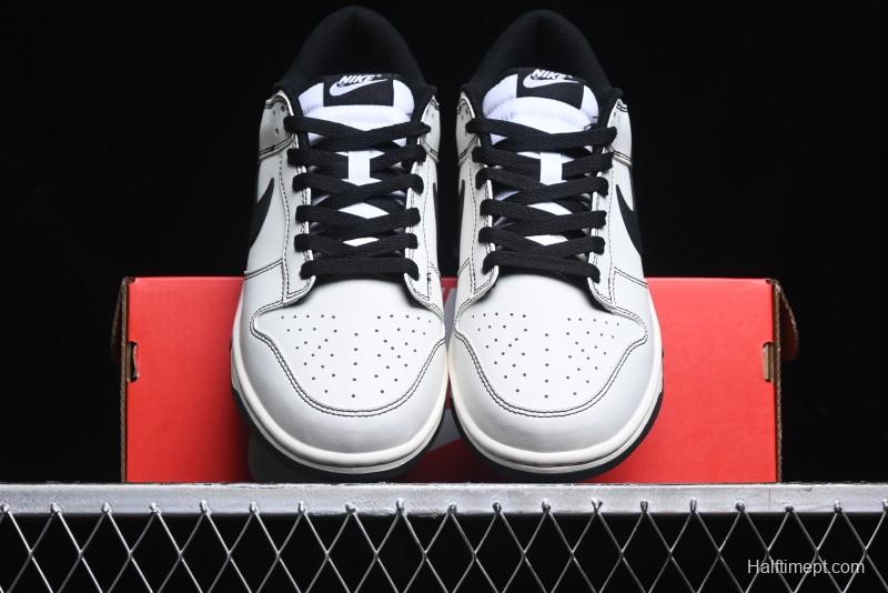 Nike Dunk Low Retro Panda Oxidized Vintage High Street Casual Sneakers - DD1391-100