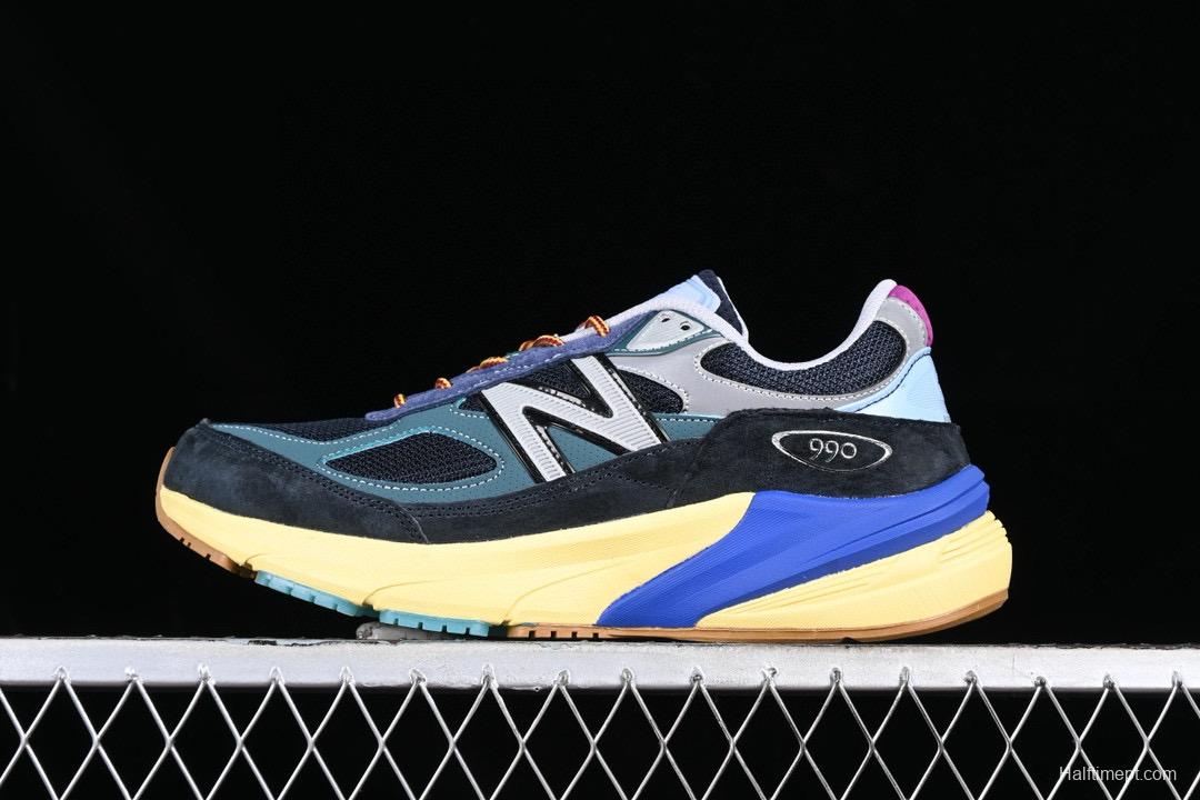 New Balance 990 V6 Premium Made in USA Retro Running Shoes - M990AC6